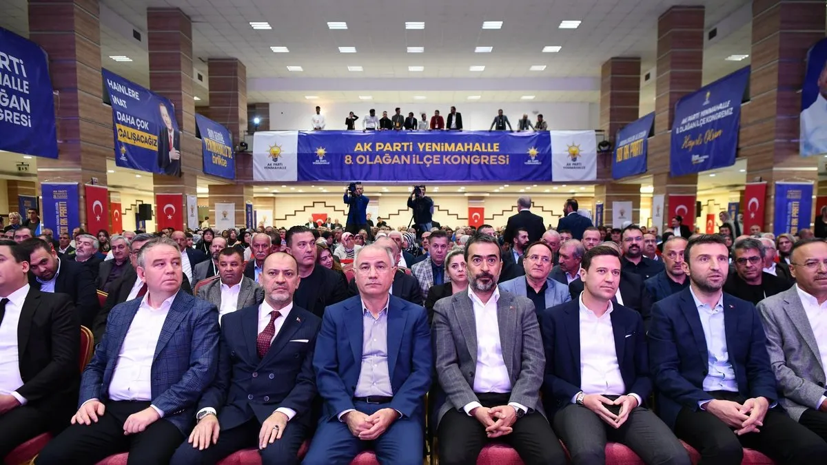 AK Parti Yenimahalle 8. Olağan İlçe Kongresi gerçekleştirildi